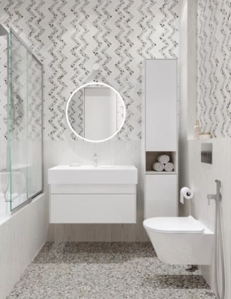 Керамогранит SG526820R Монтиони белый матовый (20см*119,5см*9мм) (7шт/1,673м2) обрезной, м2