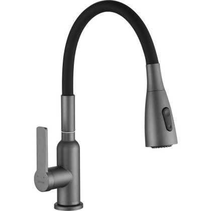 Смеситель для кухни с гибким изливом Shevanik S843T-3