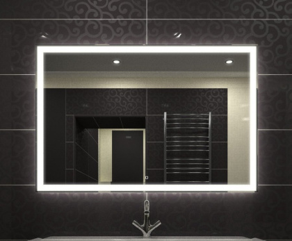 Зеркало Mercury LED (ШхГхВ) 800х25х600