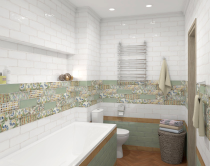 Декор HGD\A307\9016 Монпарнас 8,5**28,5 (1 уп/ 8 шт), шт