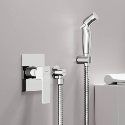 537510000 Gala Смеситель монтируемый в стену с гиг.душем, хром