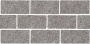 Бордюр Роверелла пепельный мозаичный 34,5x14,7x0,9