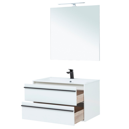 Мебель для ванной Aquanet Lino 90 белый матовый