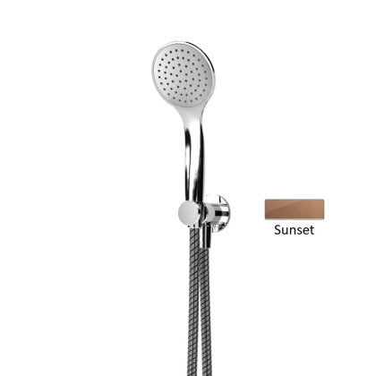 CZR-B-KD-M-SS Ручной душ металлический, однопозиционный со штуцером-держателем, шланг 175 см, исполнение Sunset