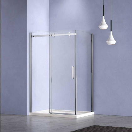 Душевой уголок Como-N VSR-4CN8012CL, 1200*800, хром, стекло прозрачное