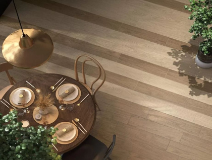 Дистинто бежевый темный обрезной 15x60x0,9