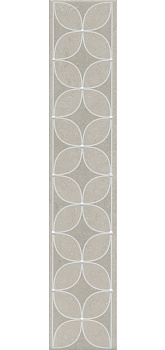 Бордюр AZ\A012\SG1712 Туф Бежевый светлый (40,2см*7,7см*8мм) (8шт/0,24м2) Матовый, шт