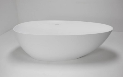 Ванна из искусственного камня ABBER Stein AS9611NM-1.7 белая матовая