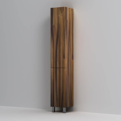 Шкаф-перал, напольный, левый, 30 см, двери, push-to-open, орех M90CSL0306HF