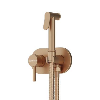 214000000 Option, Смеситель монтируемый в стену, с гиг.душем, бронза