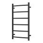 Полотенцесушитель электрический Point Афина PN04758B П6 500x800 диммер слева, черный Полотенцесушитель электрический Point Афина PN04758B П6 500x800 диммер слева, черный