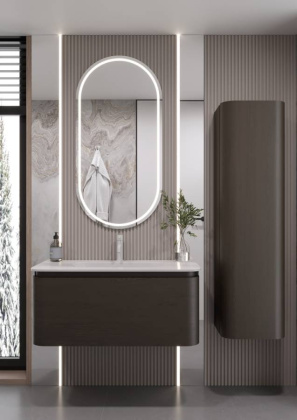 OVALE 1 полка 100CM ШПОН тумба + раковина OV0110100-100 Boheme OVALE 1 полка 100CM ШПОН тумба + раковина OV0110100-100 Boheme