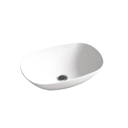 Раковина из искусственного камня Vincea VBS-6T12MW, 540*360*150, накладная, цвет белый матовый Раковина из искусственного камня Vincea VBS-6T12MW, 540*360*150, накладная, цвет белый матовый