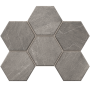 Мозаика GB02 Hexagon 25x28,5 непол.
