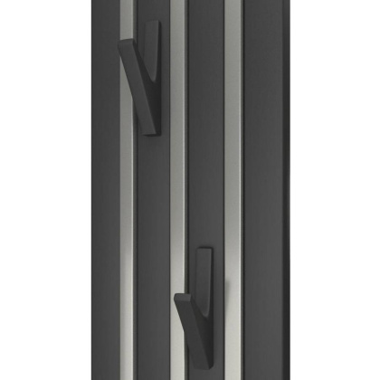 Полотенцесушитель электрический Point Пиано PN19722BC 150x1200 диммер слева, черный/хром Полотенцесушитель электрический Point Пиано PN19722BC 150x1200 диммер слева, черный/хром