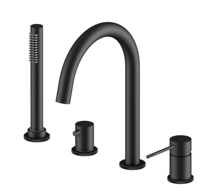 Смеситель Timo Saona 2320/03Y на борт ванны, черный матовый