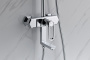 Смеситель Lemark Prizma LM3962C для ванны и душа с регулируемой высотой штанги