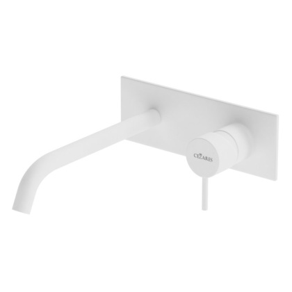 LEAF-BLI1-L-GM Смеситель для раковины встраиваемый, однорычажный, излив и ручка на единой площадке, длина излива 23 см, исполнение Gunmetal PVD LEAF-BLI1-L-GM Смеситель для раковины встраиваемый, однорычажный, излив и ручка на единой площадке, длина излива 23 см, исполнение Gunmetal PVD