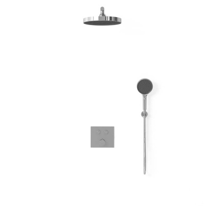 Душевой комплект VSFW-4I212CH встраиваемый, двухрежимный, хром