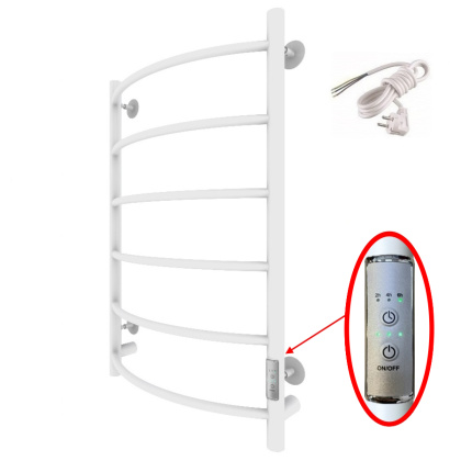 Полотенцесушитель Пэк сп 5 80х50 белый ВГП Полотенцесушитель Пэк сп 5 80х50 белый ВГП