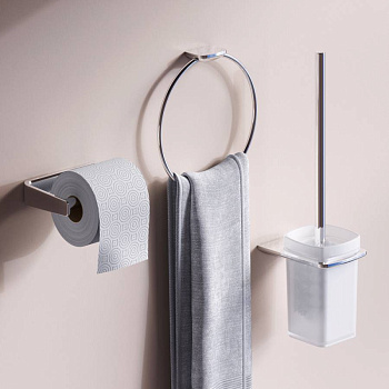 Набор аксессуаров для зоны туалета, хром, AK50T0803W