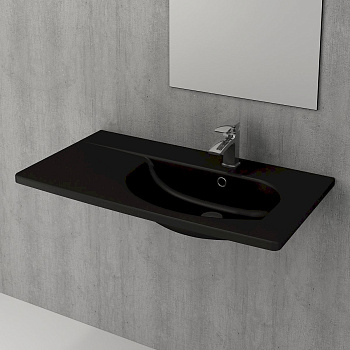 Раковина Taormina Arch, 850*460, 1 отв. смес., мат.чёрный,1020-004-0126, шт