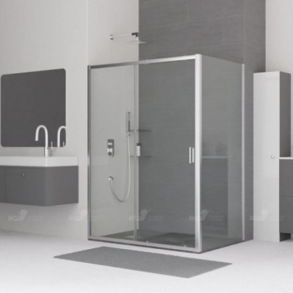Душевой уголок RGW CL-48 32094803-011 130 х 100 см, дверь раздвижная, стекло прозрачное, профиль хром Душевой уголок RGW CL-48 32094803-011 130 х 100 см, дверь раздвижная, стекло прозрачное, профиль хром