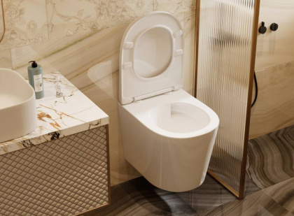 Подвесной унитаз Abber Bequem AC1102T с микролифтом