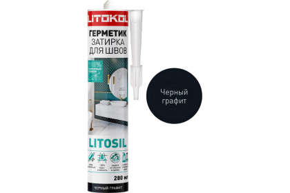 Герметик силиконовый LITOSIL 280,Черный графит