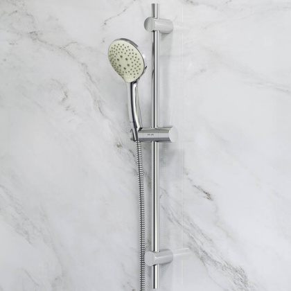 Душевой гарнитур Am.Pm Gem F0190100, 3 режима, d 11 см. Хром Душевой гарнитур Am.Pm Gem F0190100, 3 режима, d 11 см. Хром