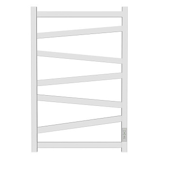 Полотенцесушитель электрический Point Феникс PN15858W П7 500x800, диммер справа, белый Полотенцесушитель электрический Point Феникс PN15858W П7 500x800, диммер справа, белый