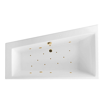Ванна EXCELLENT Sfera Slim 170x100 (левая) "RELAX" (золото) Ванна EXCELLENT Sfera Slim 170x100 (левая) "RELAX" (золото)