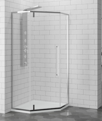 Душевой уголок RGW Stilvoll SV-81 90x90 профиль Хром стекло прозрачное