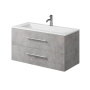 Тумба под раковину Creto Ares 100 серый