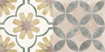 Плитка настенная Atlas бежевый микс 08-00-11-2457 20х40 (15шт/1,2м2), м2