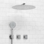 A4651.293.090.117.271.087.127  Встраиваемый комплект для душа с верхней душевой насадкой и лейкой
