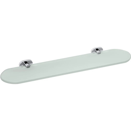 Стеклянная полка Bemeta Oval 118402031 Хром