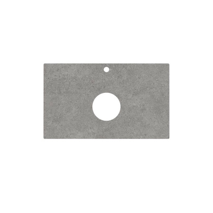 Столешница из керамогранита Фондамента 80, серая, PL1.DL500920R\80