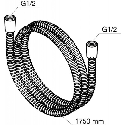 F0400264 Душ.шланг, 1750 мм, шт
