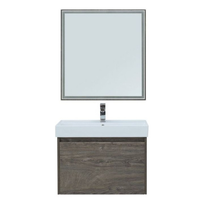 Мебель для ванной Aquanet Nova Lite 75 дуб рошелье (1 ящик)