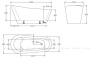 Акриловая ванна BELBAGNO BB63-1800 1800х870х850 Акриловая ванна BELBAGNO BB63-1800 1800х870х850