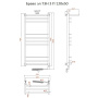 Полотенцесушитель Браво эл ТЭН 3 П 120*50 (ЛЦ4) Полотенцесушитель Браво эл ТЭН 3 П 120*50 (ЛЦ4)
