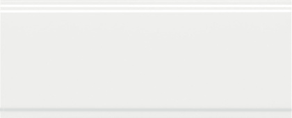 Бордюр Флориан белый матовый обрезной 30x12x1,3 Бордюр Флориан белый матовый обрезной 30x12x1,3