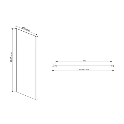 Душевой уголок Intra VSR-1I901090CL, 900/1000*900, хром, стекло прозрачное Душевой уголок Intra VSR-1I901090CL, 900/1000*900, хром, стекло прозрачное