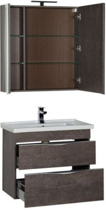 Мебель для ванной Aquanet Эвора 80 дуб антик Мебель для ванной Aquanet Эвора 80 дуб антик