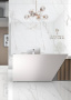 Керамический слэб MANHATTAN WHITE ELEGANCE 2800х1200х6мм, Polished 