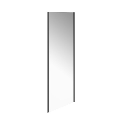 Душевая боковая панель vetro, 90х195, матовый черный