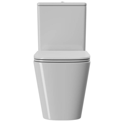 Унитаз-компакт Point Ника безободковый, белый, сиденье дюропласт микролифт быстросъем., PN42081