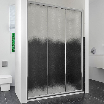 Душевая дверь RGW Classic CL-11 140 04091140-51 профиль Хром стекло шиншилла