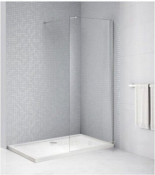 LIBERTA-L-1-100-C-Cr Душевая перегородка с односторонним входом 1000x1950 мм